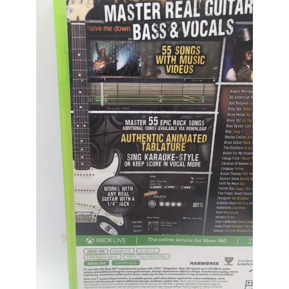 BandFuse: Rock Legends (Microsoft Xbox 360,‎ 2013)